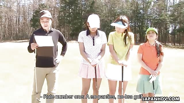 Great looking Japanese golf slut Nana Kunimi