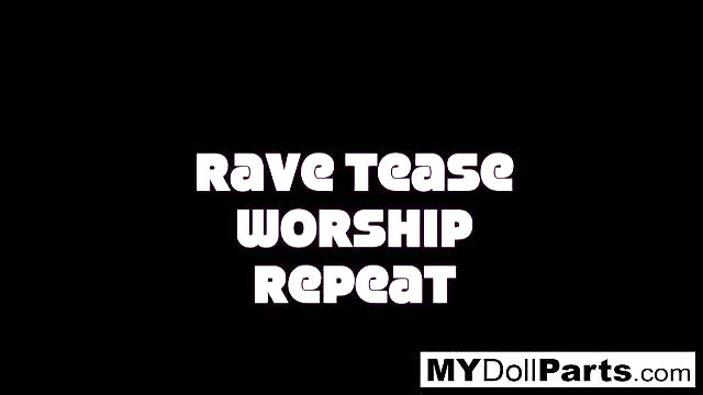 Rave tease worship repeat with Jenna, Reena, and Kayla Jane